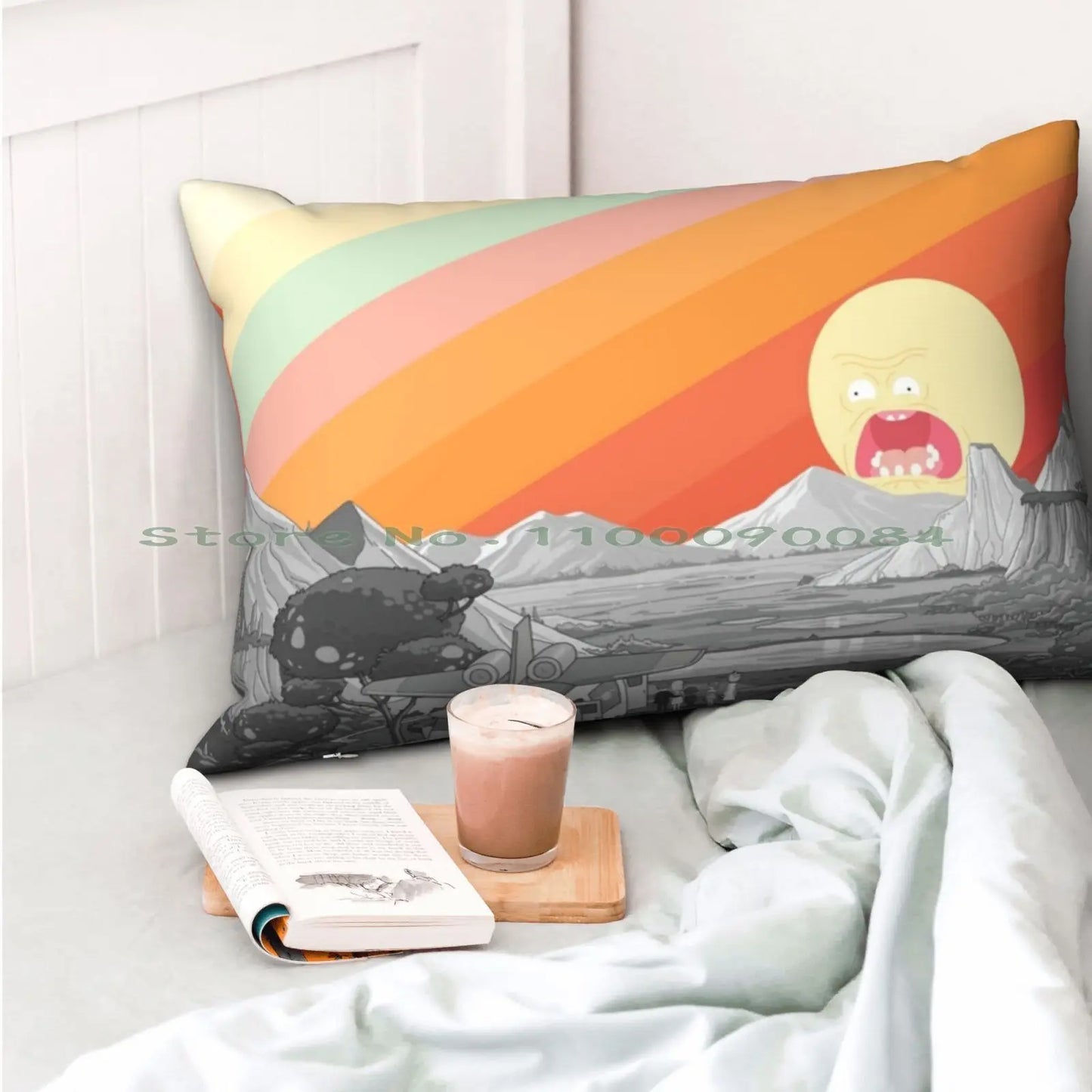 Screaming Sun Pillow Case