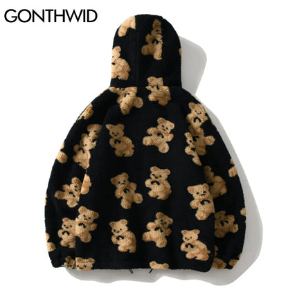 GONTHWID Fleece Hooded Jackets