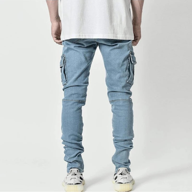 Utility Cargo Denim Jeans