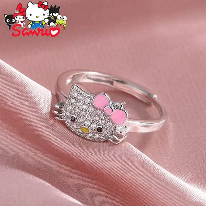 Hello Kitty Crystal Ring