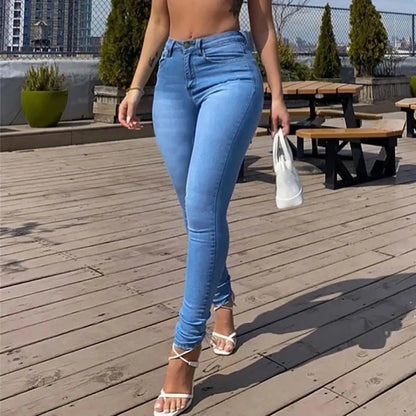 Vibrant Blue Skinny Jeans