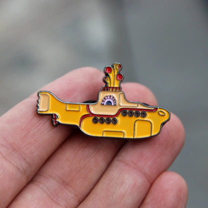 Submarine Yellow Brooch