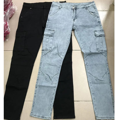 Utility Cargo Denim Jeans