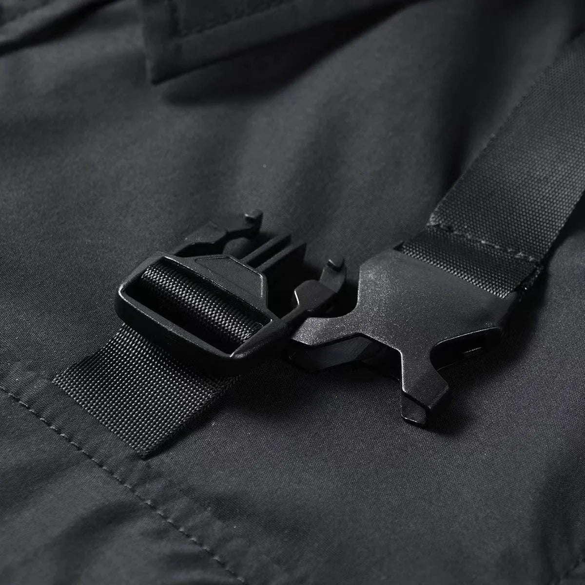 Harajuku Techwear Pocket Button Shirt