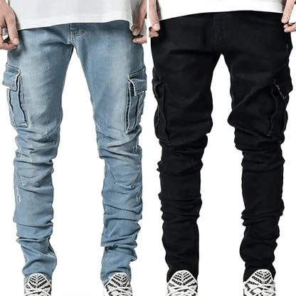 Utility Cargo Denim Jeans