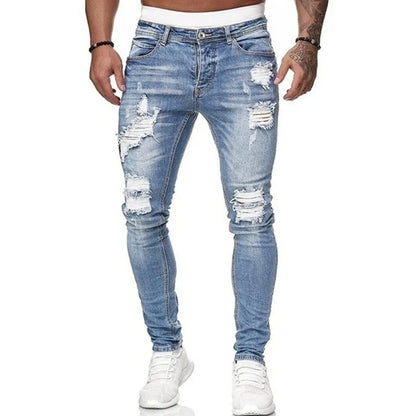 Men’s Distressed Skinny Jeans