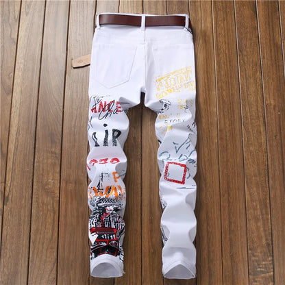 Graffiti Art Print Jeans