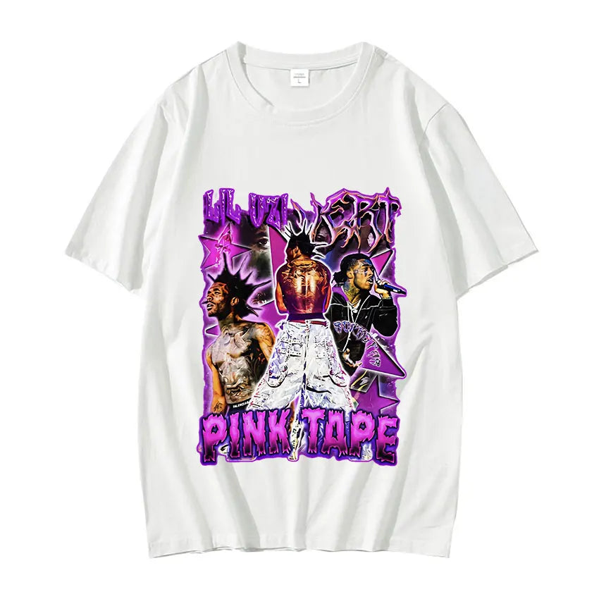 Lil Uzi Vert Pink Graphic T-Shirt