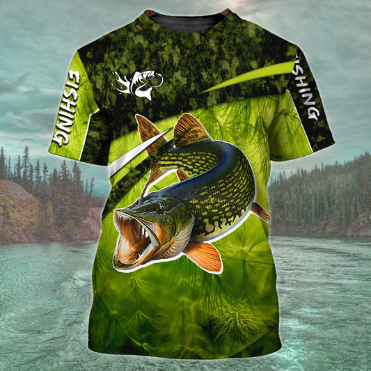 Men's Fishing Graphic Short Sleeve T-Shirt