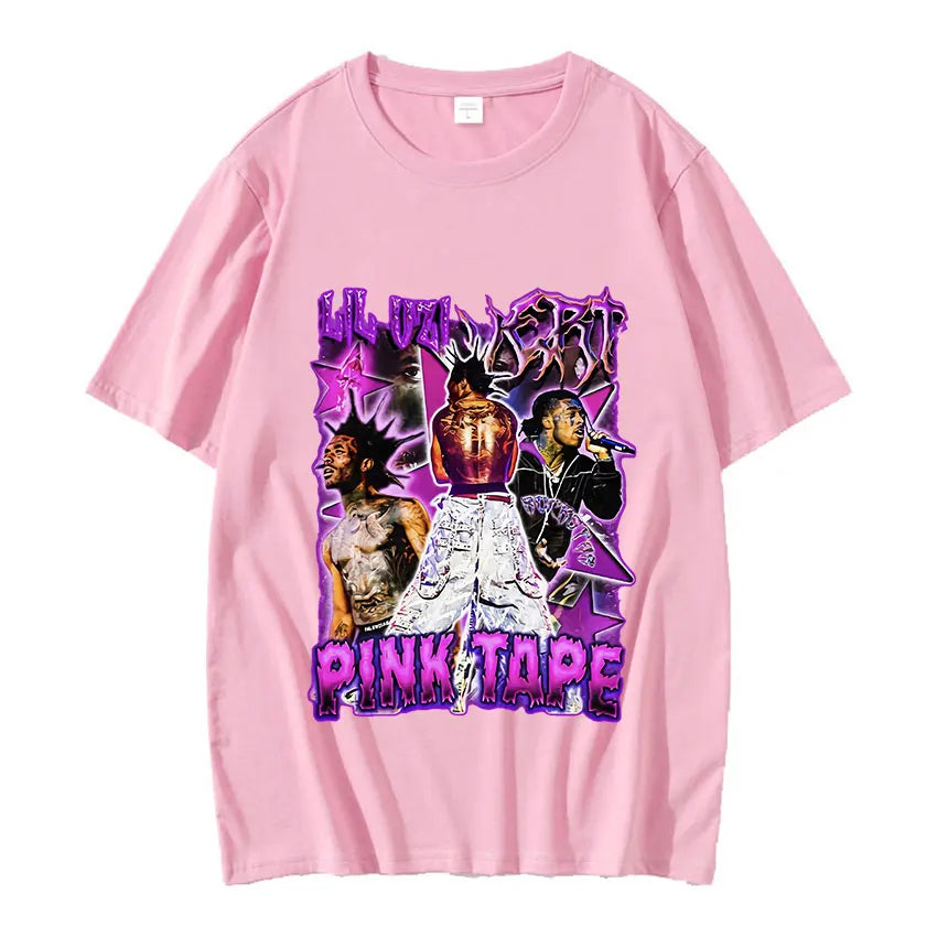 Lil Uzi Vert Pink Graphic T-Shirt