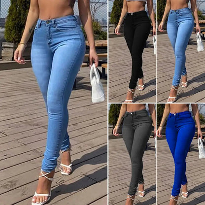 Vibrant Blue Skinny Jeans