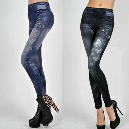 Embroidered Skinny Jeans