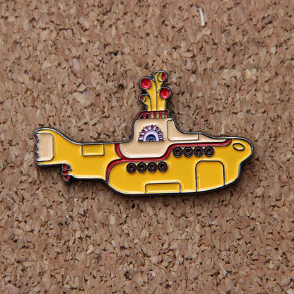 Submarine Yellow Brooch