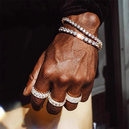 Hip-hop Tennis Bracelet