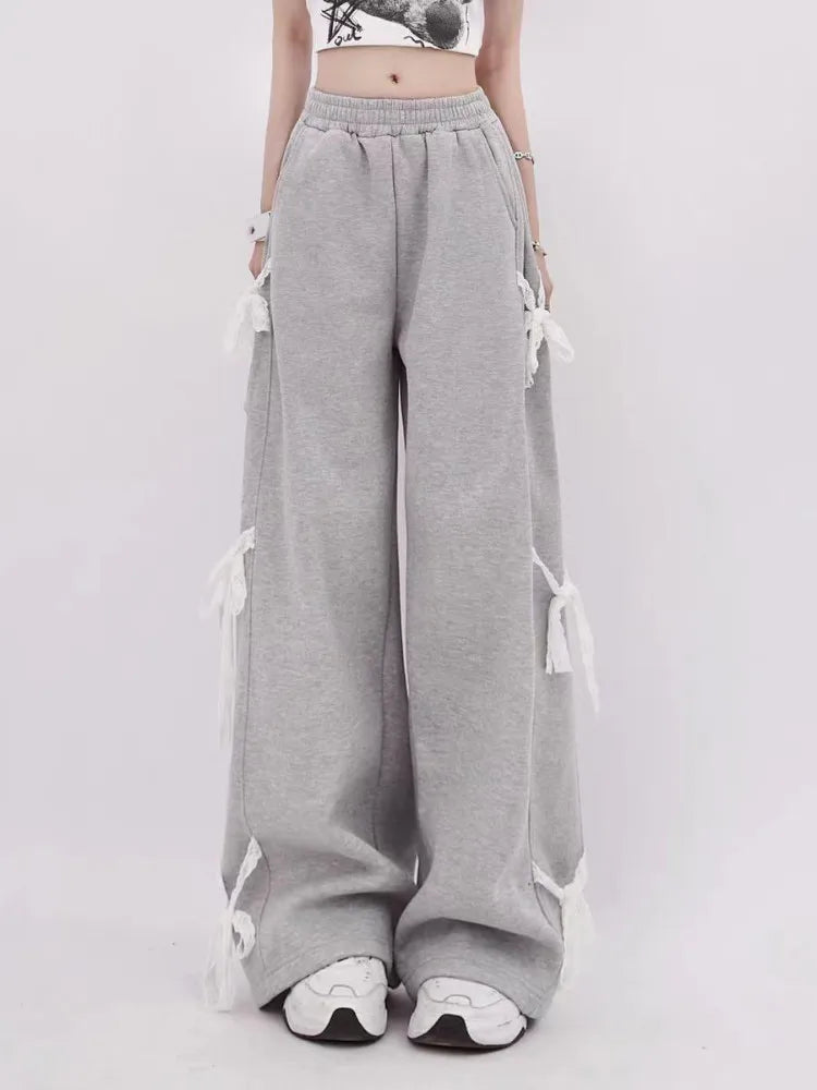 Oversized Wide-Leg Sweatpants