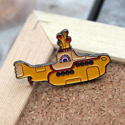 Submarine Yellow Brooch